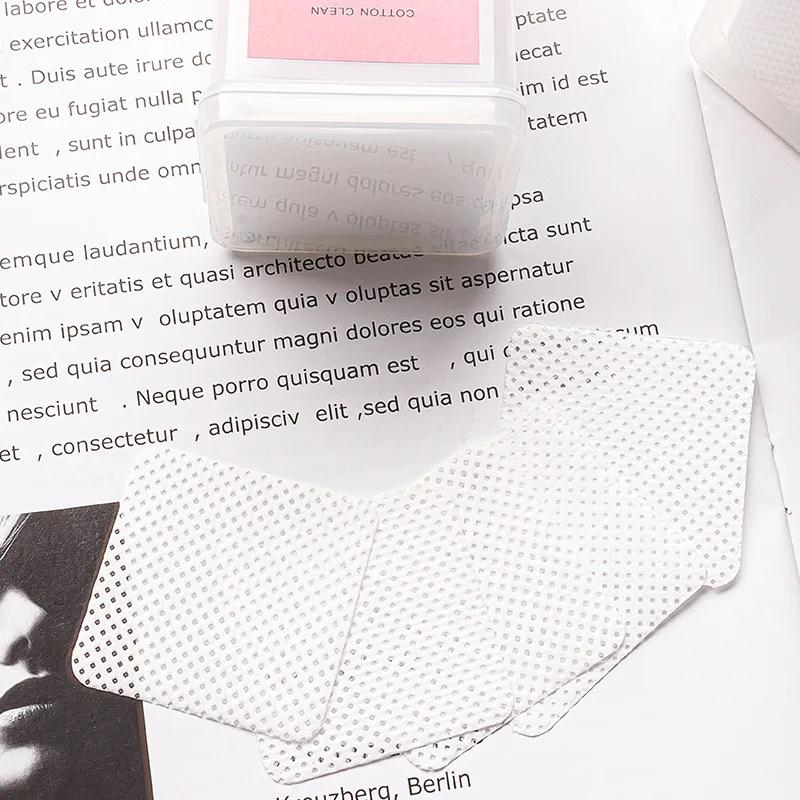 200 шт./кор. прокладки для снятия клея наращивания ресниц Безворсовая бумага