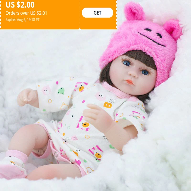 

Гиперреалистичный Пупс, 42 см Bebe Boneca имитации Игрушки для девочек реалистичные ручной работы для силиконовая виниловая возрождающая новоро...