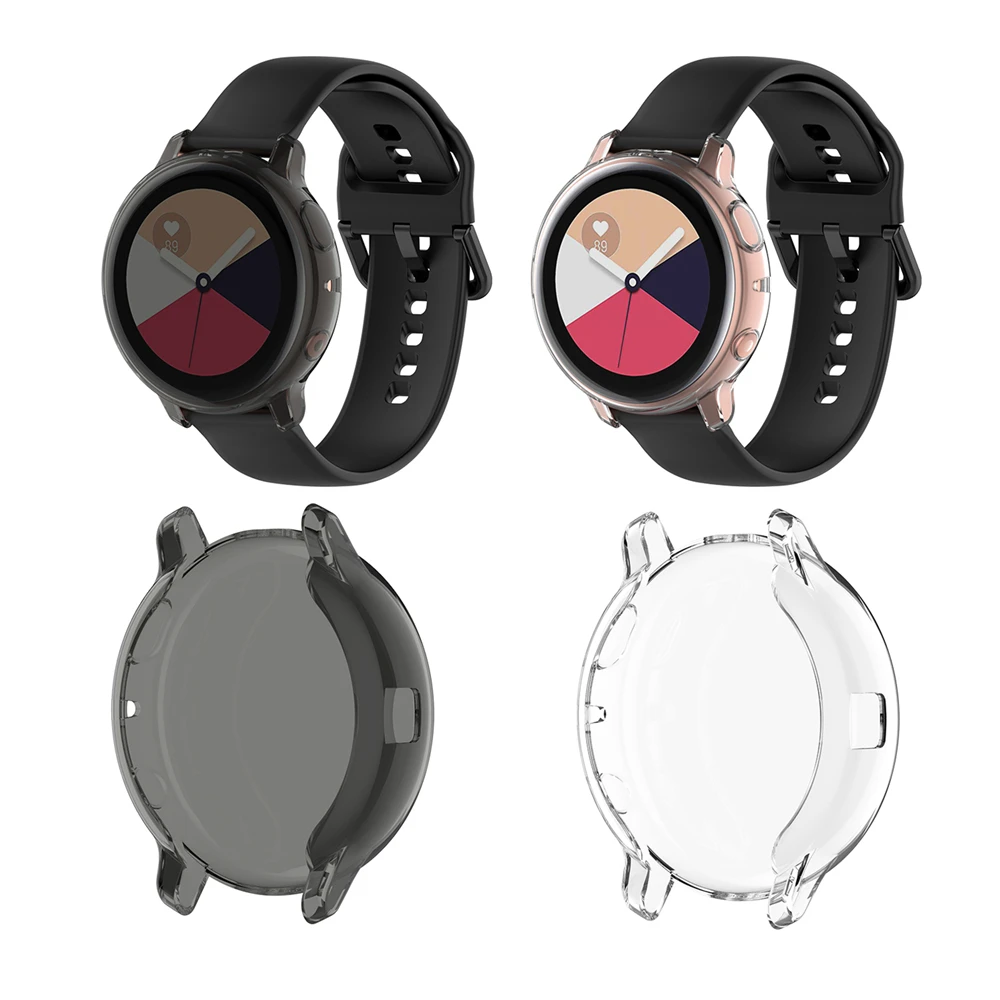 Защитный чехол из ТПУ без рисунка с отвертиями гальванический для часов Samsung Galaxy
