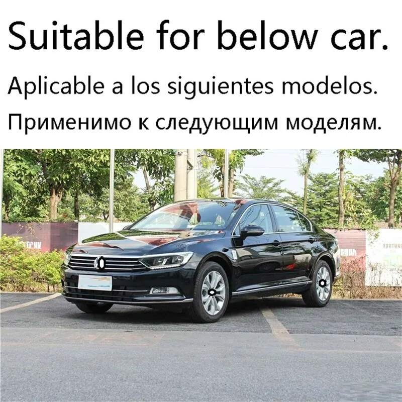 Декоративная хромированная автомобильная ручка для межкомнатных дверей с яркими блестками аксессуары для автомобиля 17 18 19 для Volkswagen Magotan