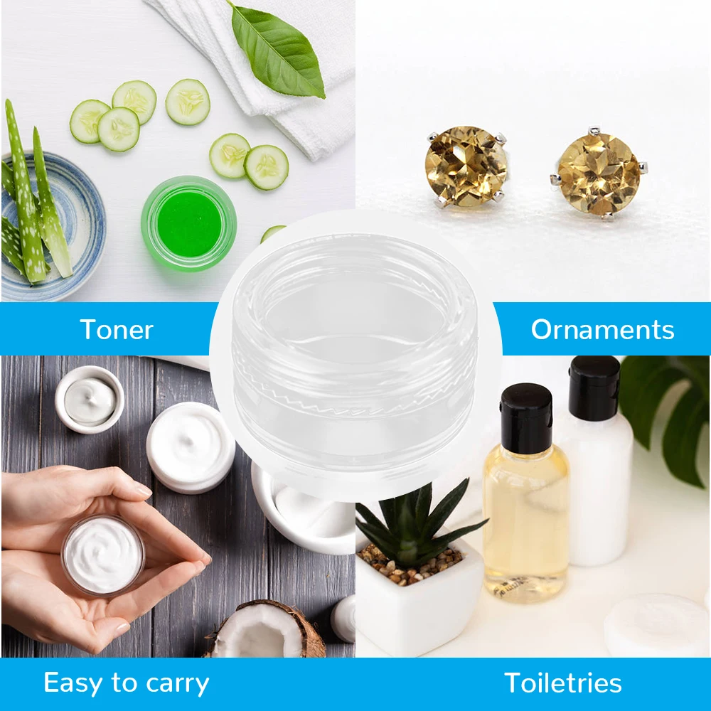 

Transparent Empty Storage Case Small Box Nail Art Tip Glitter Rhinestone Boxes Storage Jewelry Bead Storage Boxes Removable