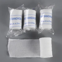cotton pbt elastic bandage skin friendly breathable first aid kit gauze wound dressing medical nursing emergency care bandage