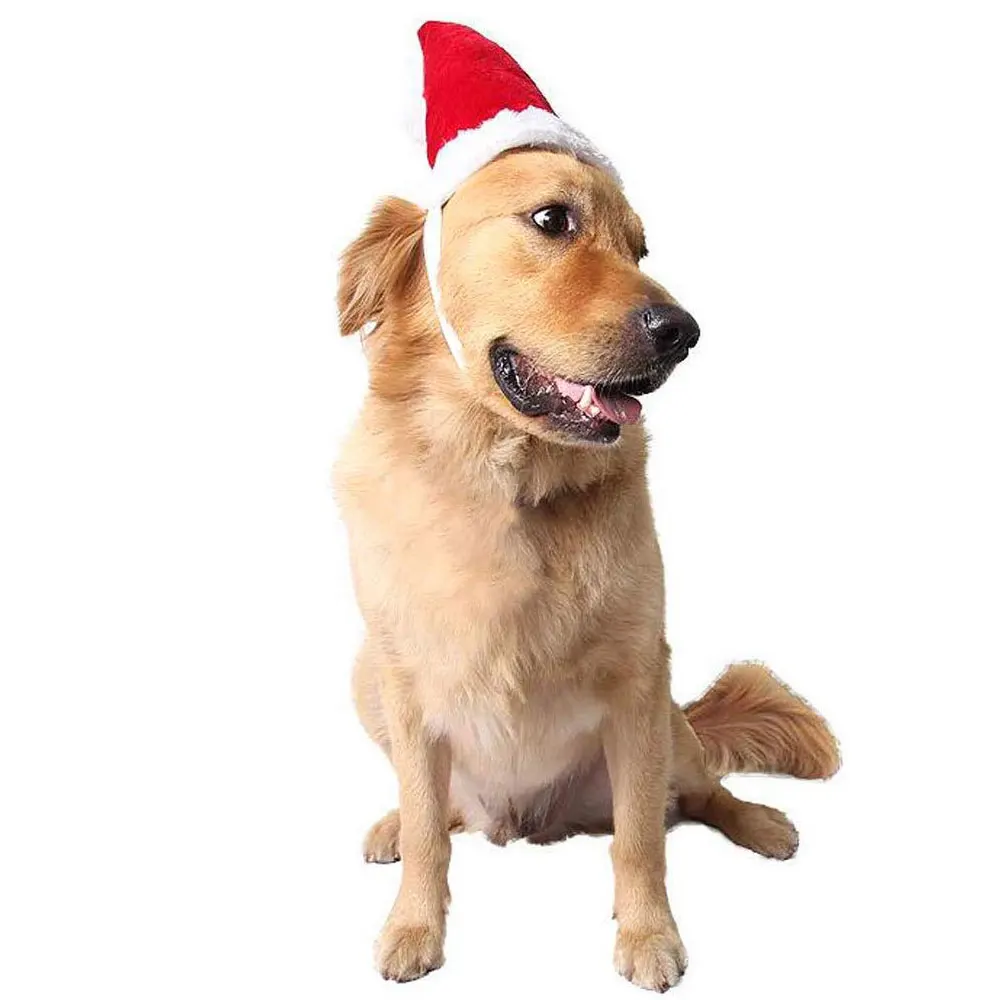 1pcs Pet Christmas Hat Santa Claus for Cats Dogs Puppy Xmas Decoration Festival Party Dog Small Care Toys | Дом и сад