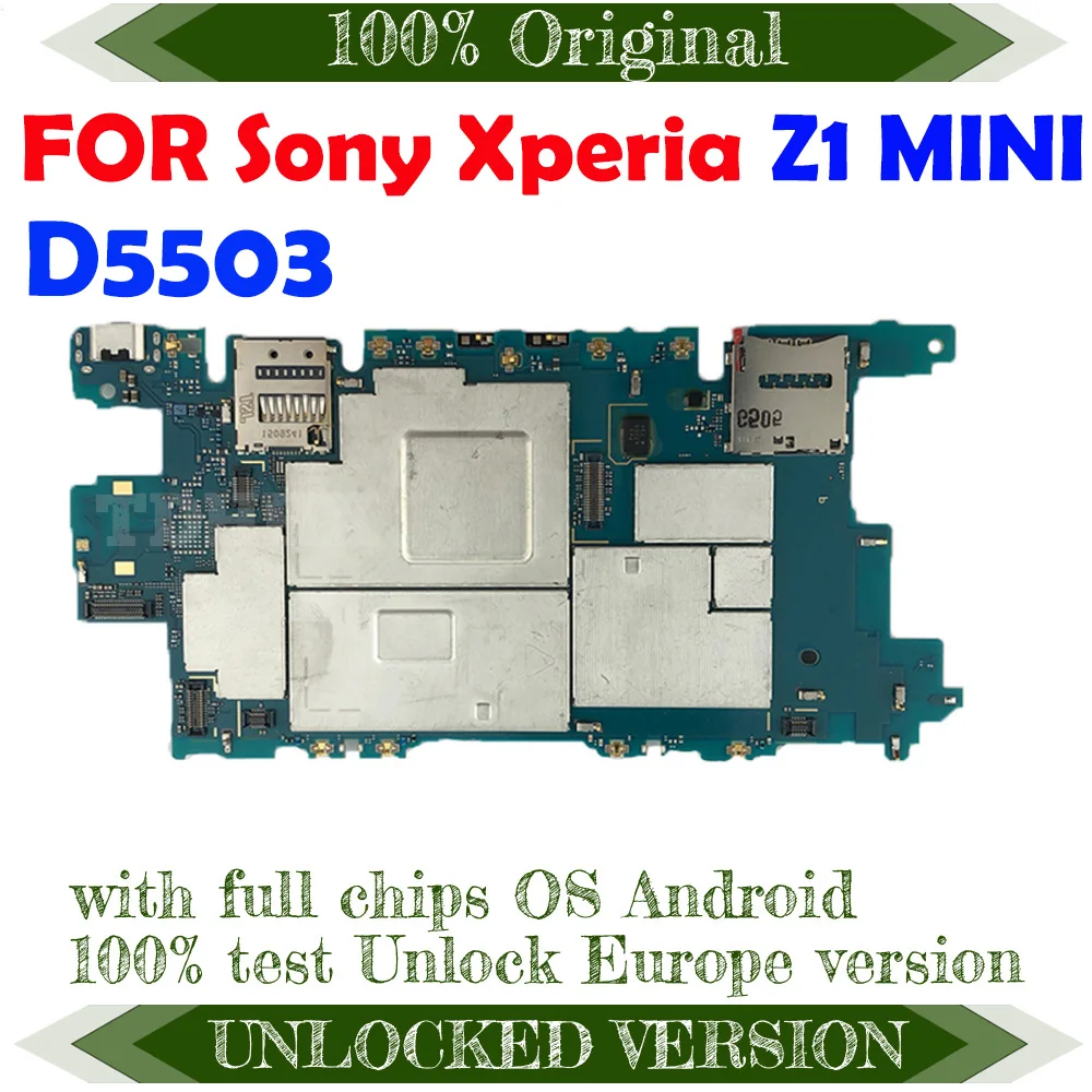Разблокированная материнская плата для Sony Xperia Z1 Compact Mini M51W D5503 бесплатная