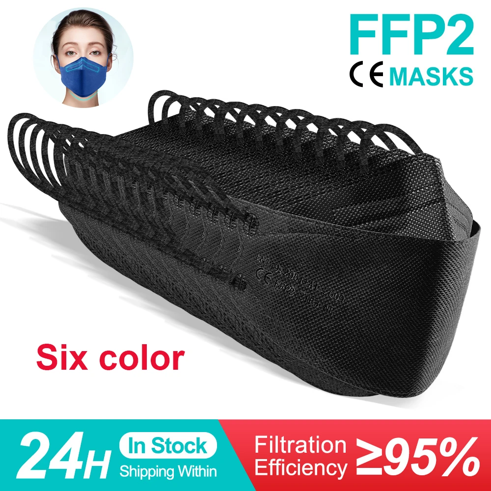 

Респиратор FFP2 FPP2, многоразовая маска для лица, KN95, для взрослых