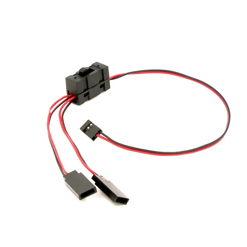 

RC Servo Extension 1 to 2 Y Wire Cable with on Off Connectors RC Switch for JR Futaba RC Model