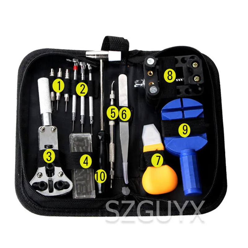 14 шт. ремонт часов набор инструментов 13 штук снимите заднюю крышку и ремешок