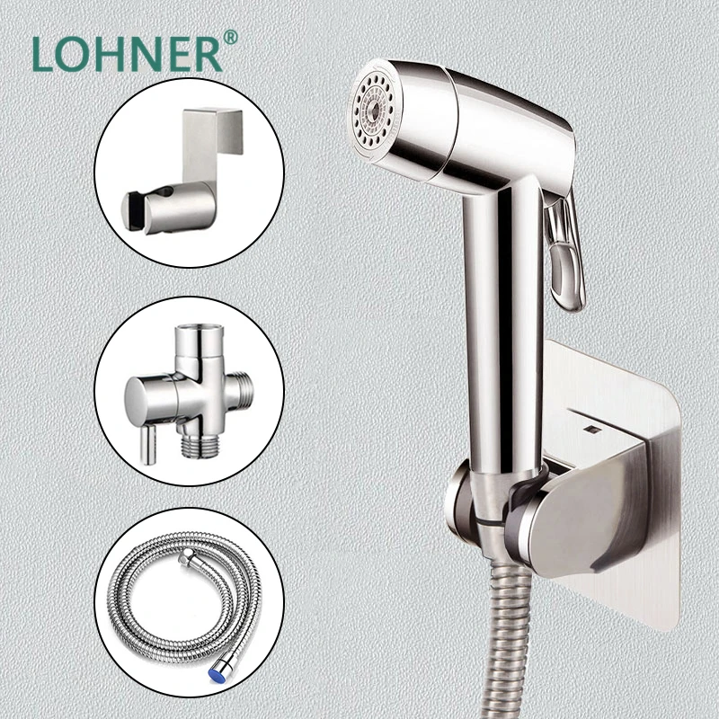 

Ручной клапан биде-распылитель для подгузников, портативный гигиенический распылитель для душевой клистики для анальной чистки, пистолет-...