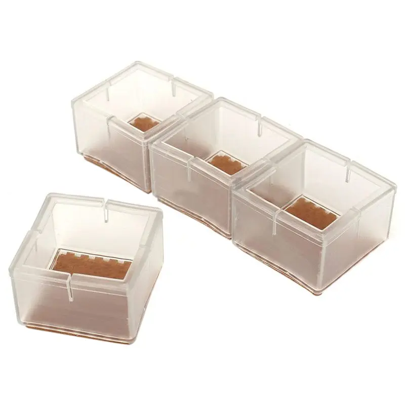 4 шт. силикагель стул нога крышка пол ноги Защитная Прокладка мебель покрытие