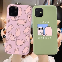 case for iphone 12 x xs xr 6s 7 8 plus se20 13pro phone cases soft tpu colorful cartoon animal cover for iphone 11 pro max shell