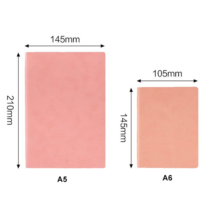 

Rainbow Color Kawaii A5 A6 Soft Cover Notebook Notepad Planner Agenda Week Planner Travelers Simple Notebook Student School