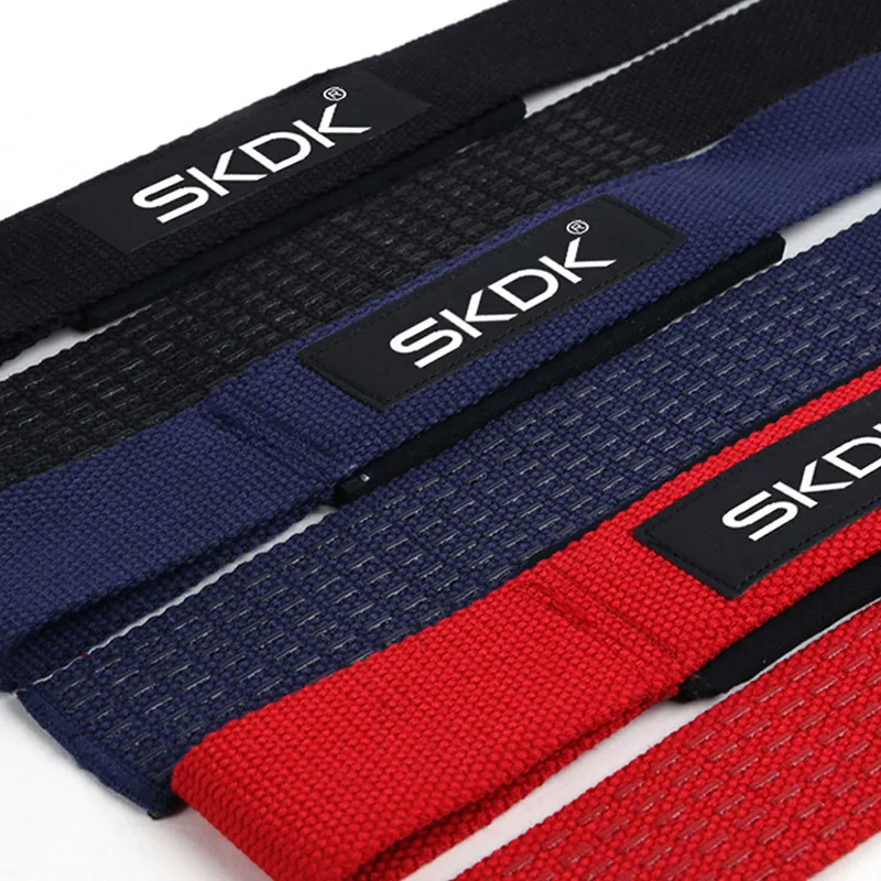 

Gym Lifting Support Belt Grip Fitness Bodybuilding 1 Pair Men Weight Lifting Hand Belt Anti-slip Sport Fitness Wrist Wraps Strap