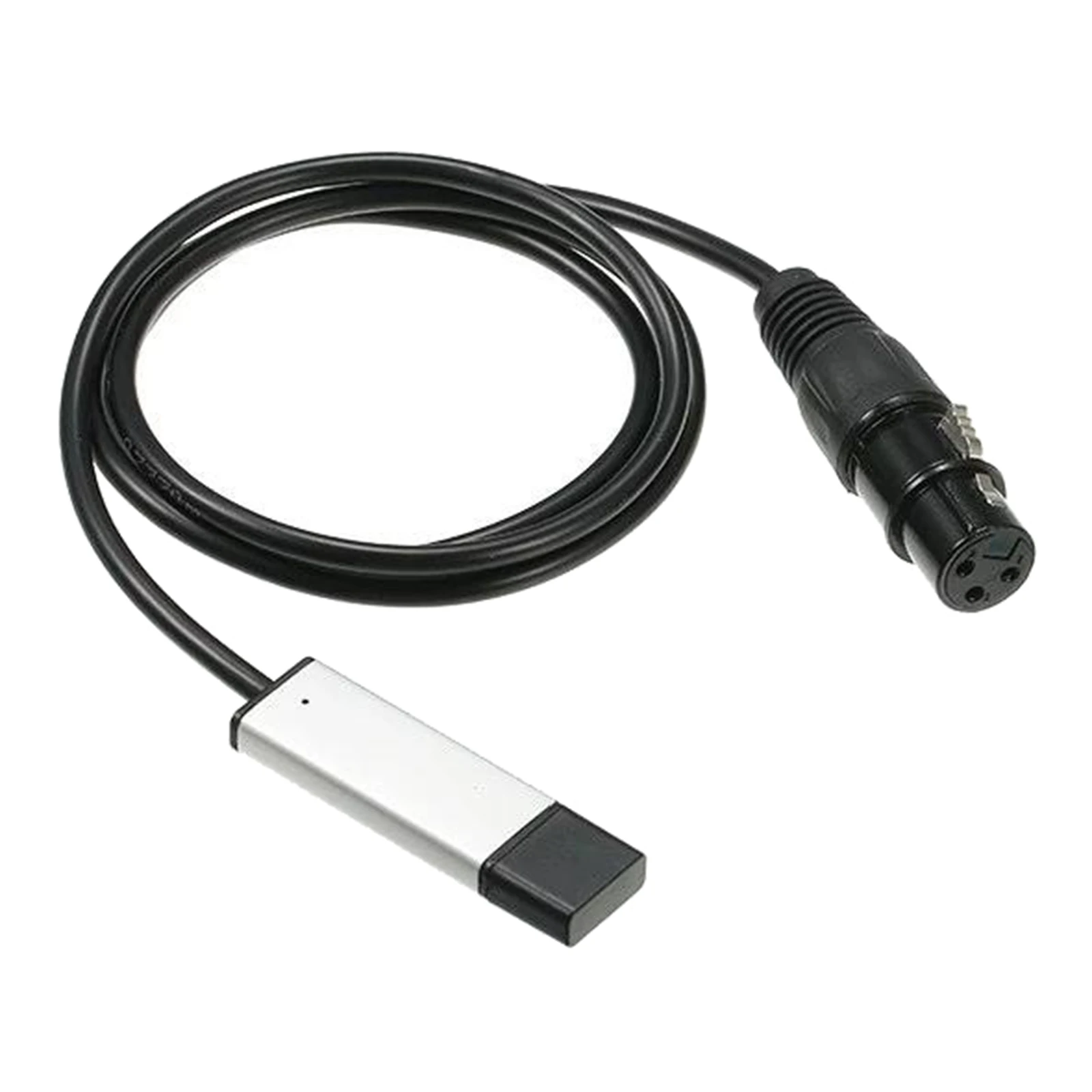 

106cm USB to DMX512 Interface Adapter Stage Light Controller Cable Software PC to Stage Lighting Control Cable