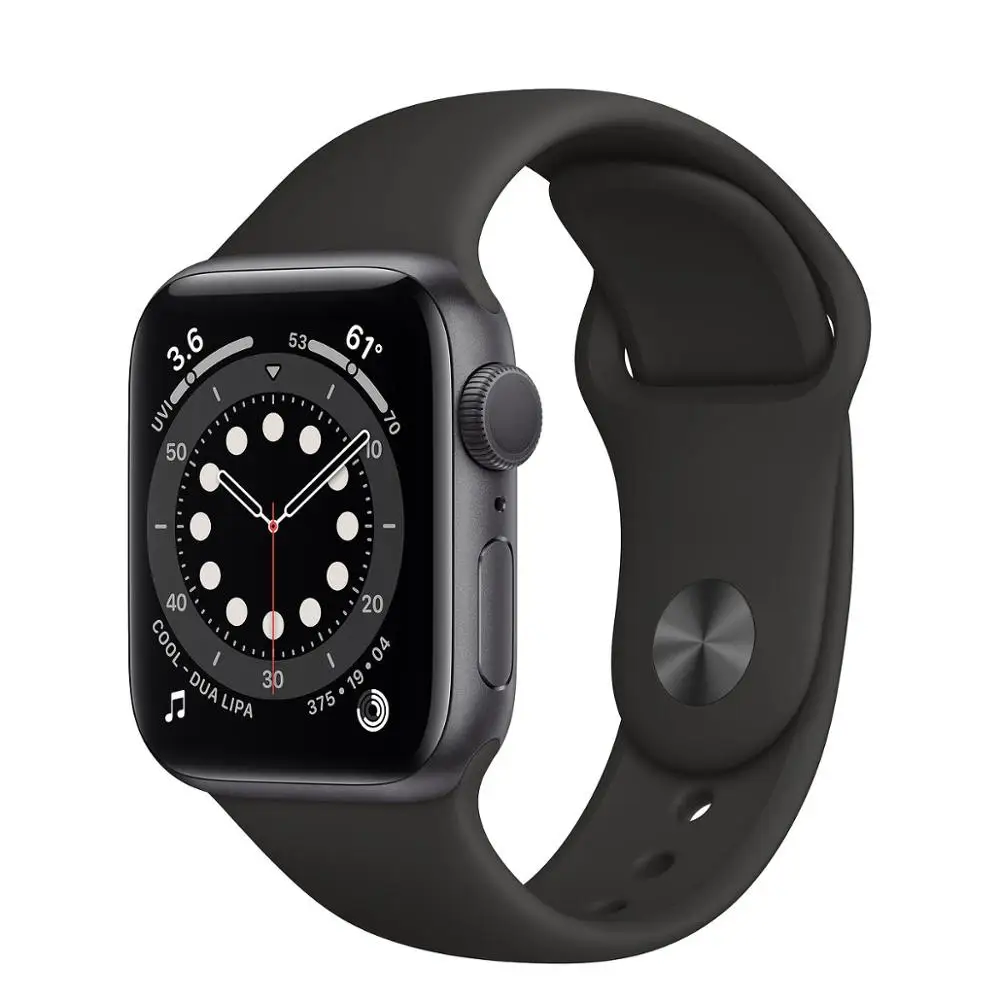 Умные часы Apple Watch 6 Смарт-часы с датчиком уровня кислорода в крови ЭКГ 40/44 мм GPS Wi-Fi