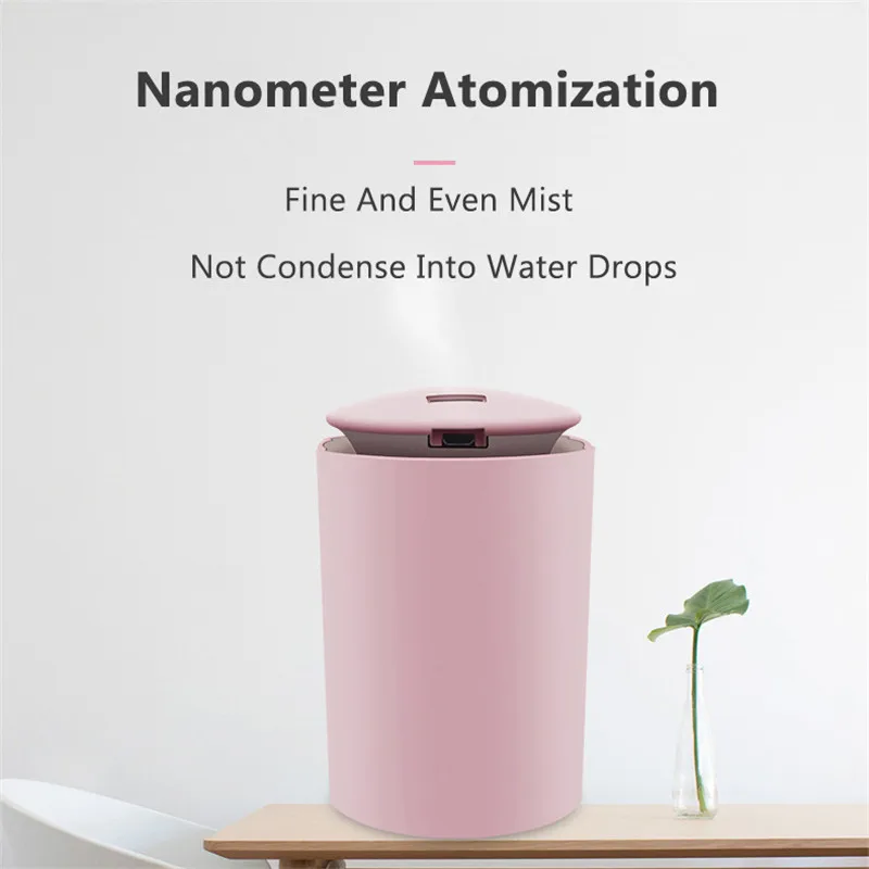 

Portable Air Humidifier 260ml Ultrasonic Aroma Essential Oil Diffuser USB Cool Mist Maker Purifier Aromatherapy for Car Home