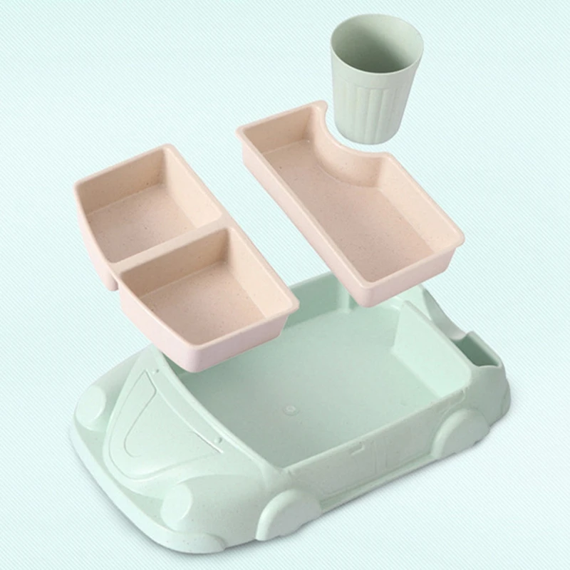 Детская посуда Детские Мультяшные блюда Набор детских чаш с мультяшным