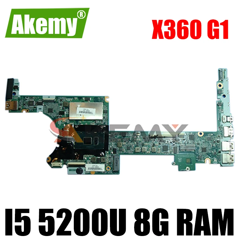 

Akemy DA0Y0DMBAF0 для HP X360 G1 13-4003DX материнская плата для ноутбука 801506-501 801506-601 процессор i5 5200U 8 ГБ ОЗУ 100% протестированная работа