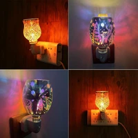 3d decoration lamp candle warmer lamp bottle oil stove holiday lights christmas bulb lamps aromatherapy wax melting thermostat