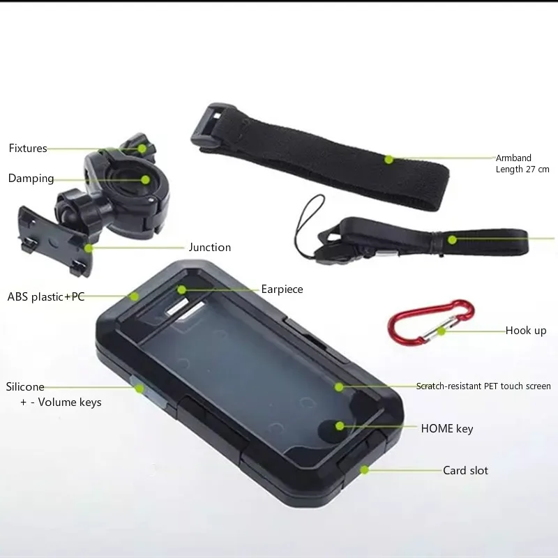 waterproof motorcycle bicycle phone holder for iphone 12 11 pro max xr xs 8 7 6s plus se 5s mobile support bike handlebar holder free global shipping