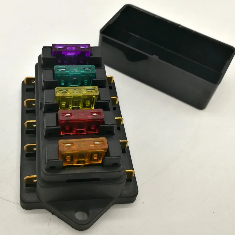 12 V/24 V 4 Way 5 way Автомобиль Грузовик Авто лезвие предохранитель коробка держатель цепи стандарт+ лезвие предохранитель
