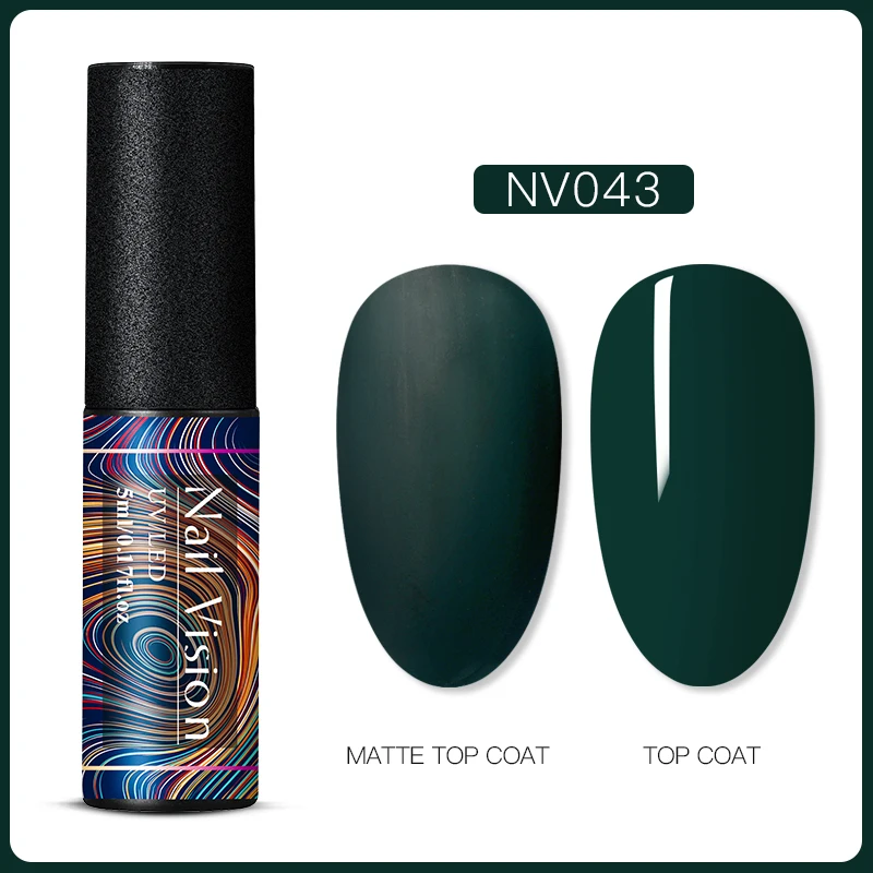 S06638 Nail Vision 5 мл УФ-гель для ногтей полуперманентный замачиваемый УФ-гель лак для ногтей гель-краска для ногтей для маникюра матовый топ необходим - Цвет: S06638