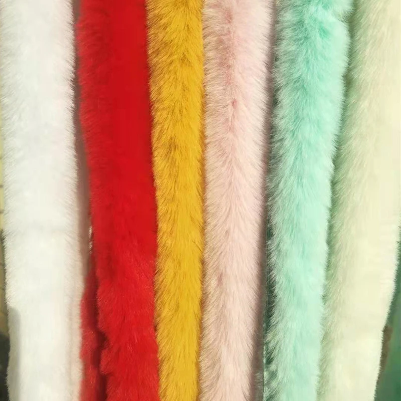 DIY искусственный кроличьи меховые пушистые ленты для одежды обуви с отделкой из |