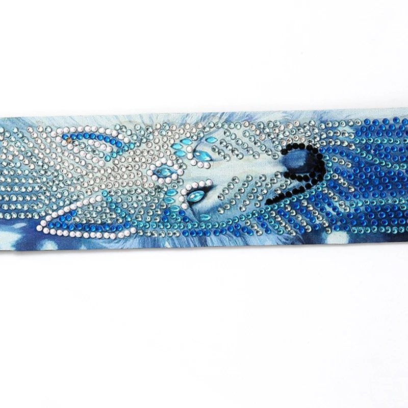 

DIY Diamond Painting Bookmark, Painting By Numbers Kit, Embroidery Painting Tassel Leather Bookmark Set,Fox