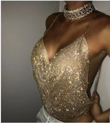 

New spring sexy shiny color bellyband