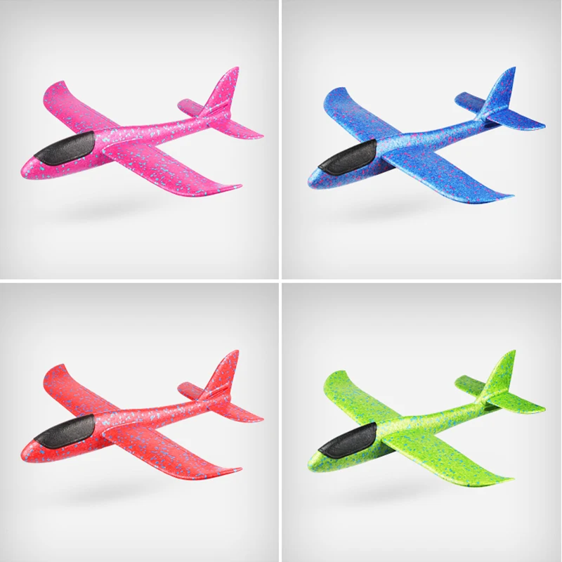 Мини пенопласт ручной бросок самолет Летающий планер самолеты Открытый Ручной