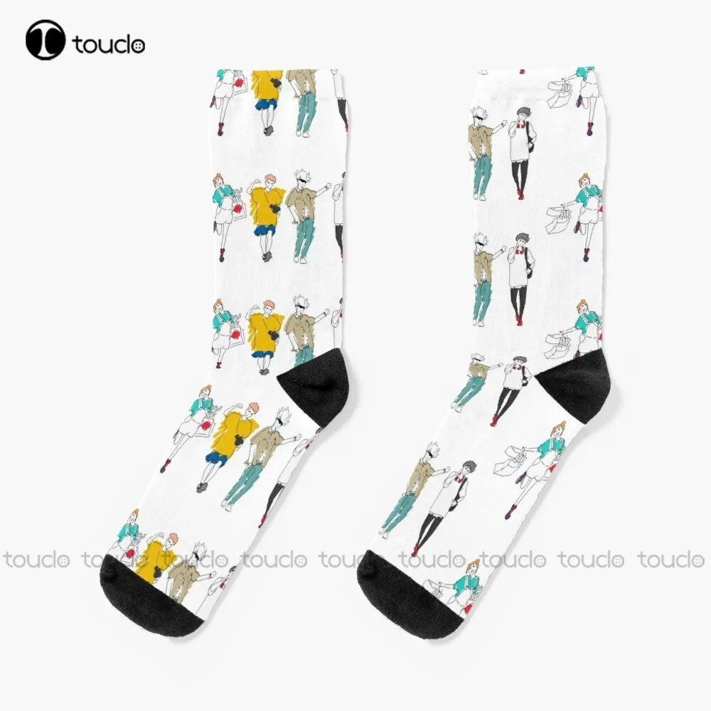 

Jujutsu Kaisen (Original) Socks Womens Winter Socks Personalized Custom Unisex Adult Teen Youth Socks 360° Digital Print