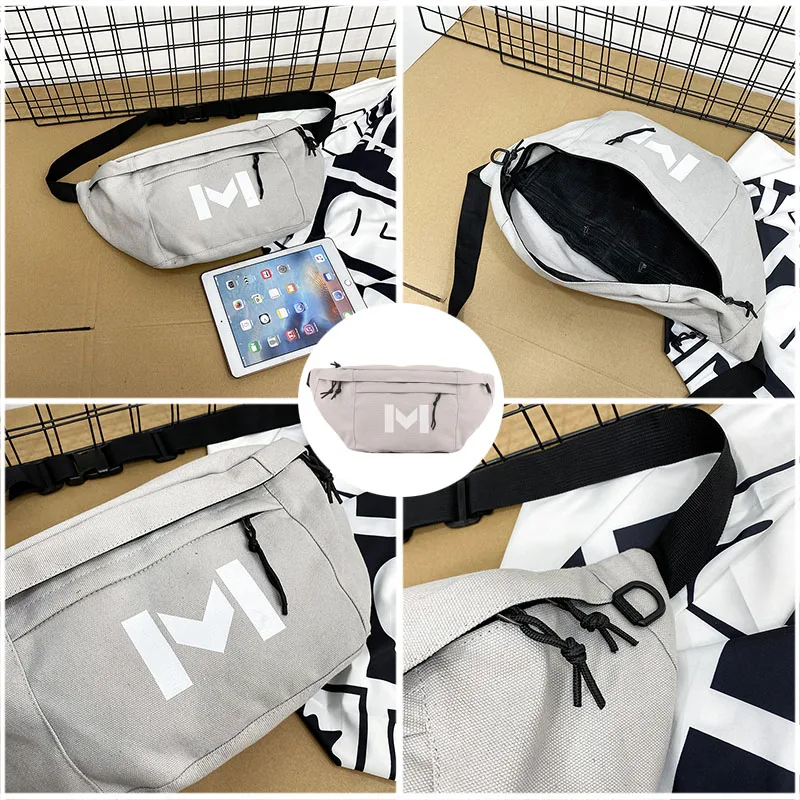 Вместительная поясная сумка унисекс уличная нагрудная сумочка в стиле хип-хоп