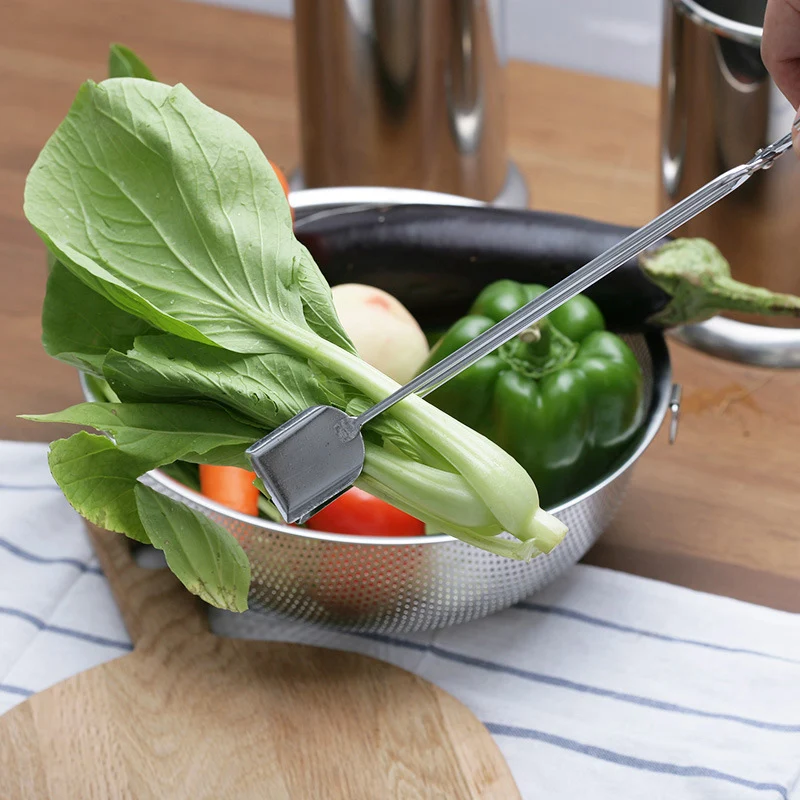 Кухонные Ножницы Щипцы из нержавеющей стали ножницы типа гриль зажим для еды