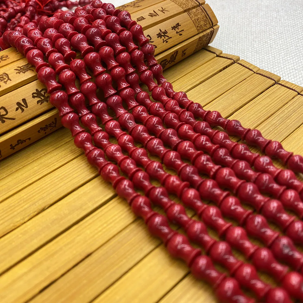 

Artificial Synthetic Coral Beaded Red Vase-shaped Vertical Hole Beads Can Be Used To Make Fashion Jewelry Necklaces and Earrings