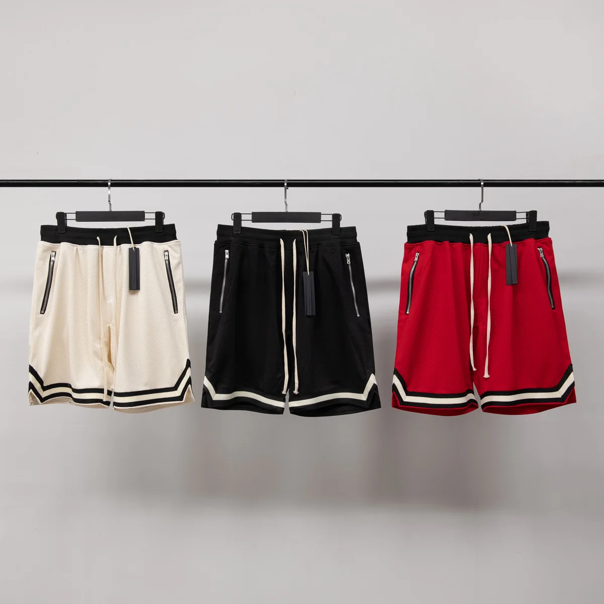 

FOG Fifth Season Men's Sports Mesh Shorts Fashion Loose High Street Print Shorts Sports Basketball Pants