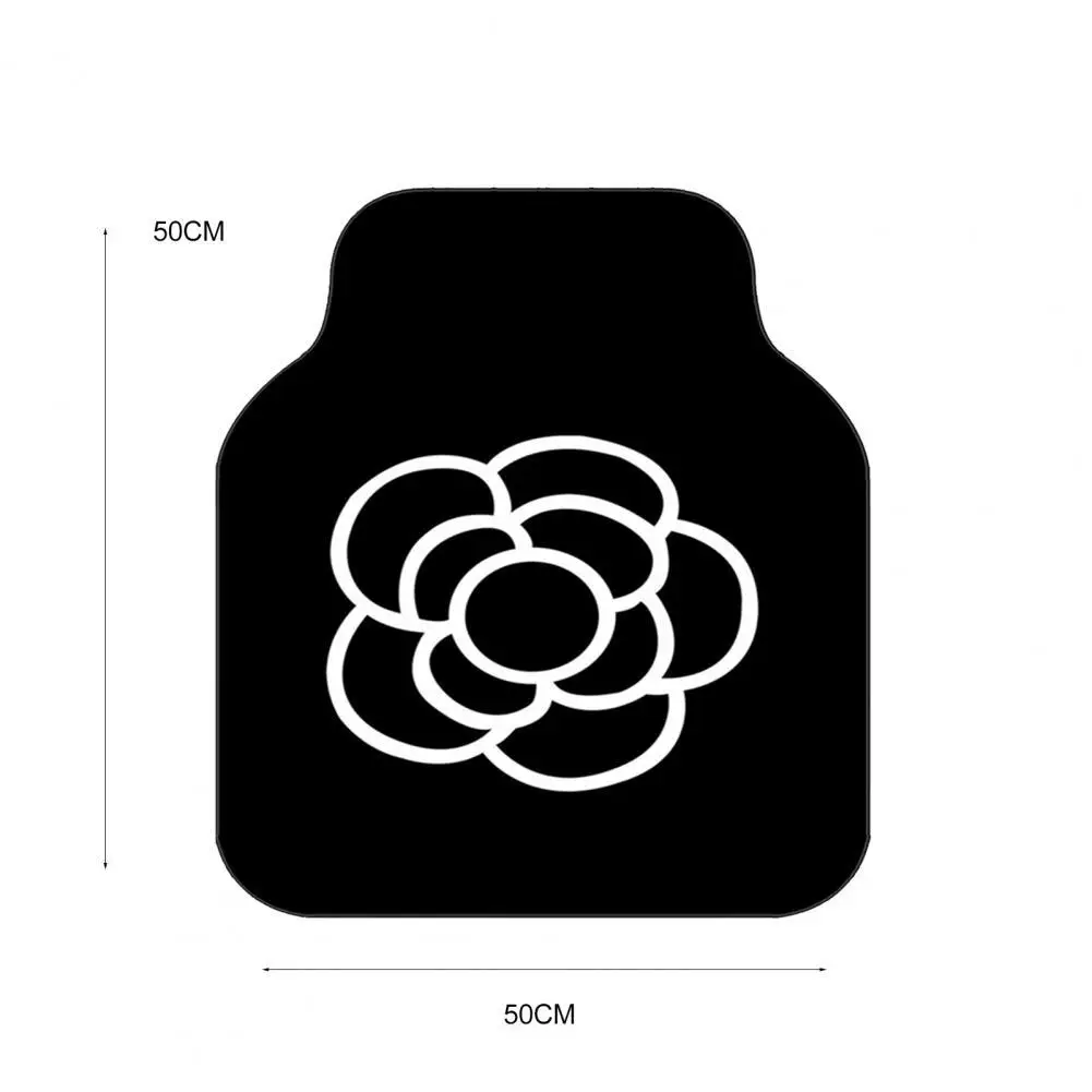 

Car Mat Exquisite Workmanship Non-slip Dirt-proof Camellia Rear Car Floor Mat for Driver