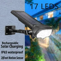 lexbe new 17 led solar energy imitated monitoring lamp household lighting villa human body induction path lamp shark lights