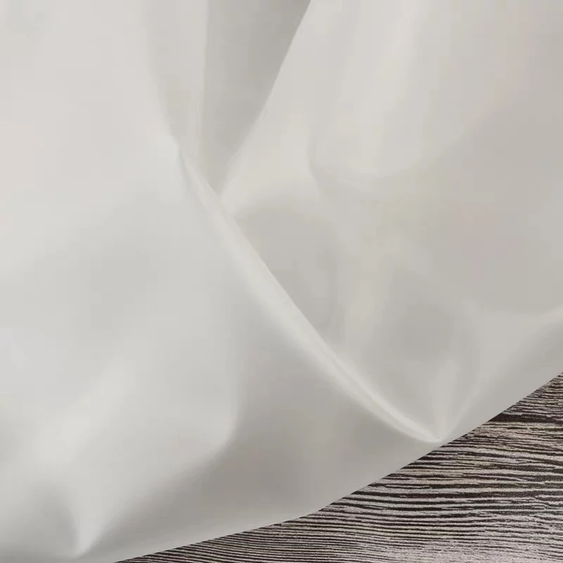 Матовая ткань из ТПУ белый водонепроницаемый дождевик ПВХ сделай сам пальто