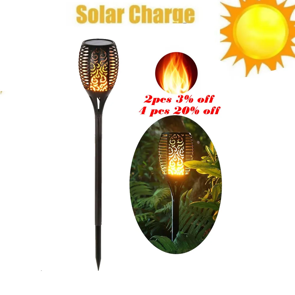 

Водонепроницаемый фонарь на солнечной батарее для газона, водонепроницаемый фонарь с радаром для ландшафта, садового пламени, Мерцающая ла...