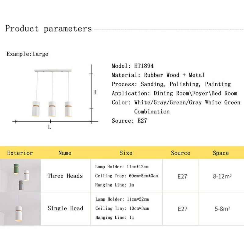 

Pendant Lights Metal Lampshade E27 Lamp Holder Modern Simple Style Macaron Indoor Lighting Fixtures LED Bulb