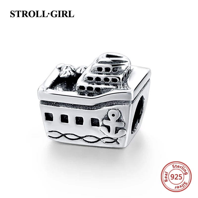 Лидер продаж подходит Pandora Талисманы браслет стерлингового серебра 925 круиз Шарм