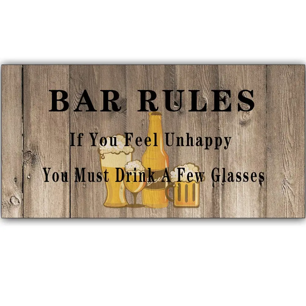

Ретро дизайн, баровые правила, жестяные металлические знаки, настенное искусство | Толстая жесть, печать, плакат, украшение для бара