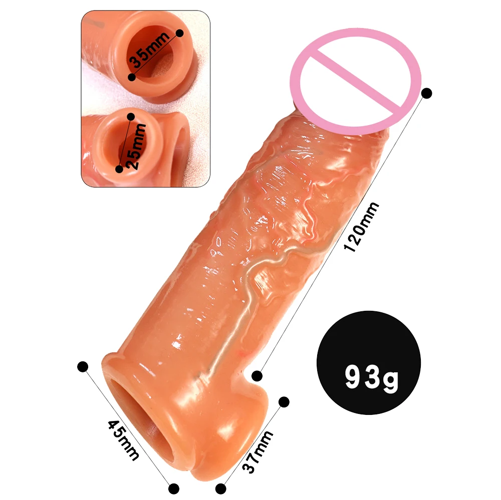 170 мм силиконовый пениса многоразовые презервативы для полового члена создающий