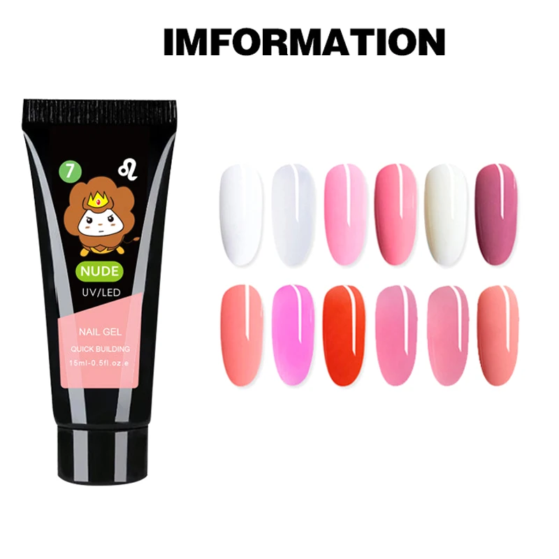 

Набор инструментов для дизайна ногтей, 15 мл, для наращивания ногтей