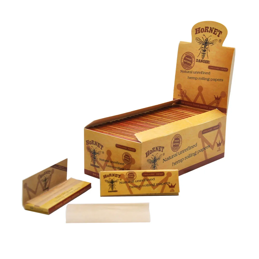 

78MM*44MM Cigarette Case Roller,50 leaves/booklet,smoking carton filters,natural Color