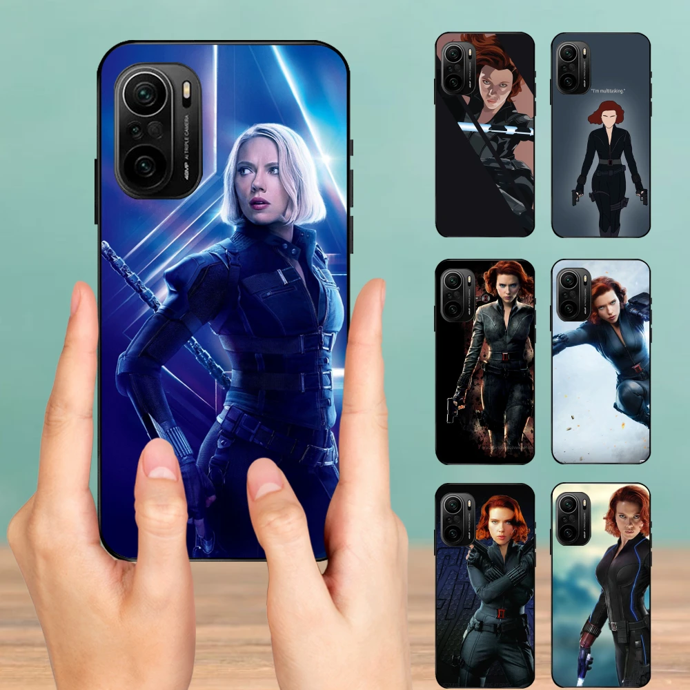 

Защитный чехол для телефона Xiaomi POCO X3 NFC CC9 супергерой Marvel Черная Вдова