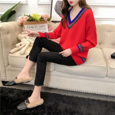 Женские вязаные свитера Pull Femme мягкие облегающие с высокой эластичностью