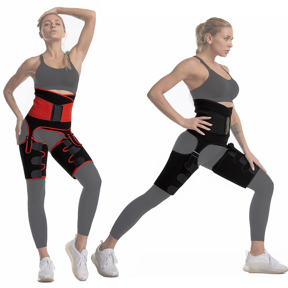 Корректирующее белье для фитнеса 3 в 1 бедер триммеры Формирователи ног пояс