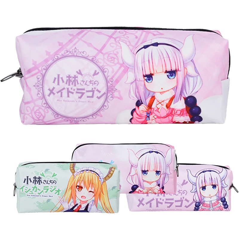 Аниме Miss Kobayashi's Dragon Maid Kanna Tohru чехол карандаш для косплея школьные канцелярские