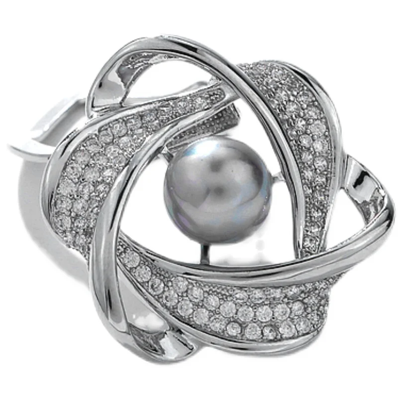 

high-grade amphibious female scarf buckle deserve to act the joker brooch brooches pin 2021 imitation pearl brooches