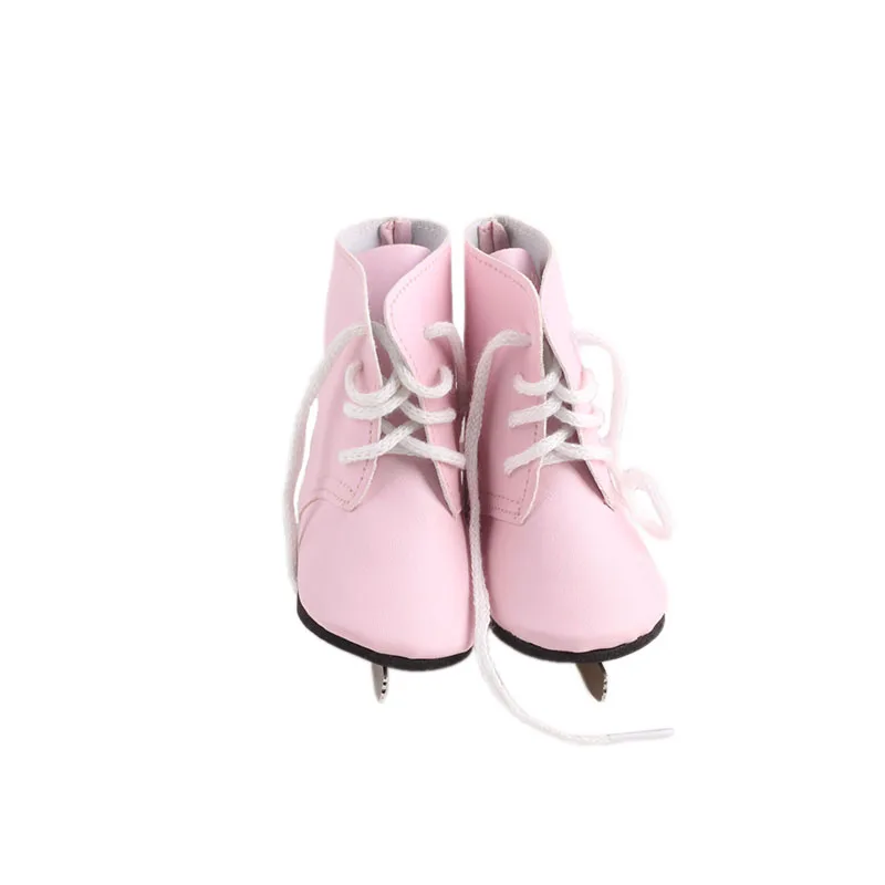 Кукольные роликовые коньки с блестками обувь для ледяных коньков 18 дюймов